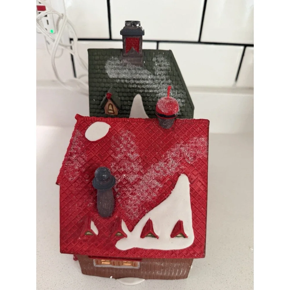 Department 56 Obbies Books & Letrinkas Candy North Pole Series Lighted Building